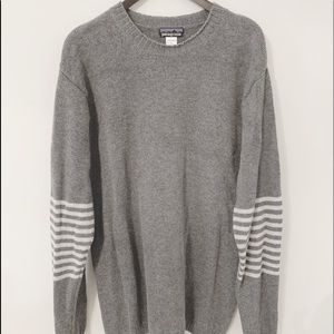 Patagonia Mens Lambswool gray sweater